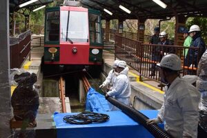 「日本一長いケーブルカー」2100mのロープ交換へ 7年ぶり工事 比叡山鉄道
