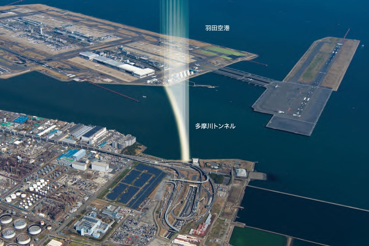 東京～神奈川で「新たな無料トンネル」が工事中！ 羽田空港と川崎をつなぐ「東京湾岸道路 多摩川トンネル」の進捗は？【いま気になる道路計画】