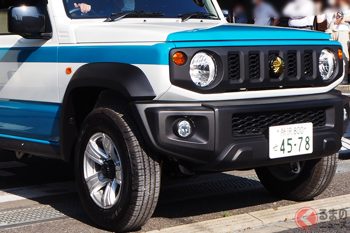 青白のスズキ ジムニー警察車両 に熱視線 パトカー勢ぞろい けいさつ車両展 に登場した災害対策車とは くるまのニュース 自動車情報サイト 新車 中古車 Carview