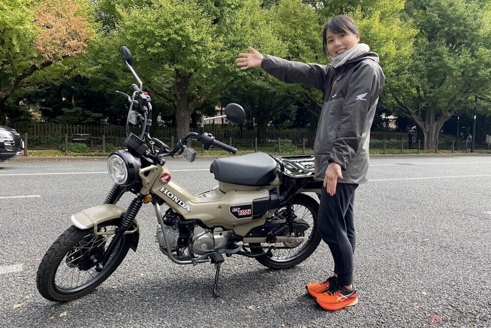 『小野木里奈の○○○○○日和』　ハンターカブの楽しさは走り出した瞬間から始まる