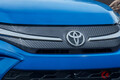 トヨタ新型SUV「ハイライダー」印で初公開！ 二段ライトの迫力仕様!? LED顔キリリな新4WDの姿とは？