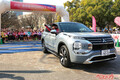 みんな三菱について来い!!　アウトランダーPHEVが第15回「渋谷・表参道WOMEN’S RUN」を先導!!