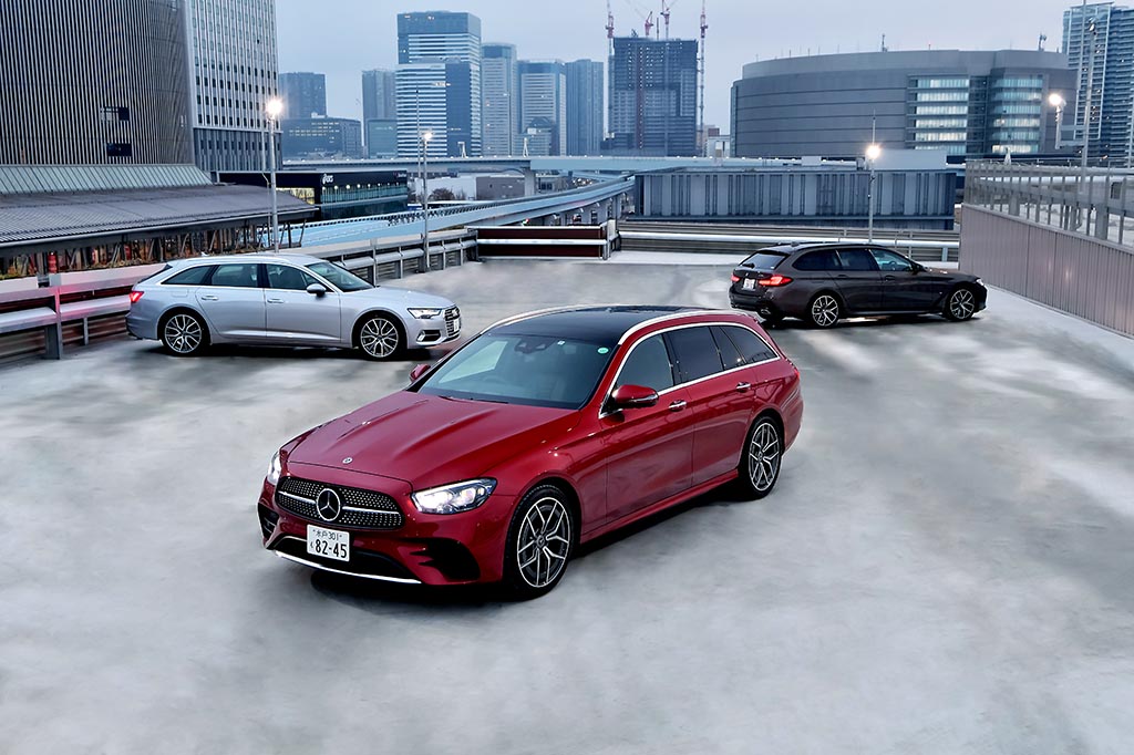 比較試乗 ミドルワゴン編 メルセデス ベンツeクラス ステーションワゴン Bmw5シリーズ ツーリング アウディa6アバント これがアッパーミドル ワゴンの最前線 Le Volant Carsmeet Web 自動車情報サイト 新車 中古車 Carview