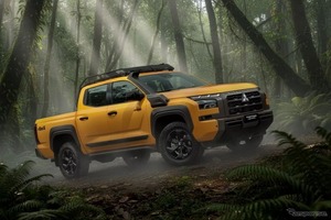 三菱『トライトン』に「サバナ」、シュノーケルや専用ラリーイエロー採用…ブラジル限定