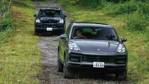 【試乗】ポルシェ カイエンE－ハイブリッドとターボS E－ハイブリッド、街乗りでは互角のパフォーマンス