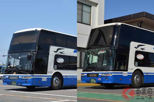 さよなら「V8エアロキング」…JR東海バス最後の1両が3月引退 国産2階建てバス「直6」との“最後の共演”を計画