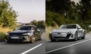 新型「アウディe-tron GTシリーズ」が日本導入を前に「Audi City銀座」と「Audi City日本橋」で先行展示