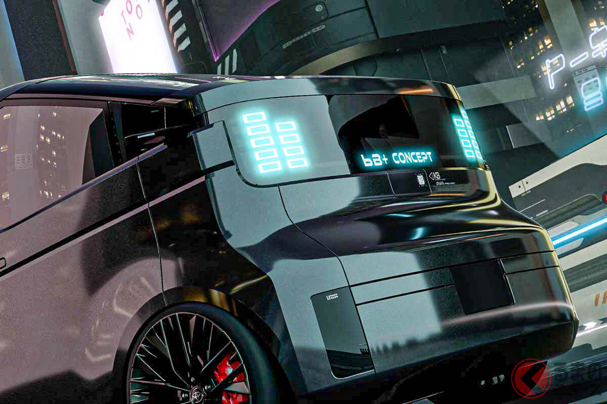 トヨタ「bB」復活!? 新型「箱型“ワル系”コンパクト」発表！ 「bB＋コンセプト」の正体を担当者に聞いた