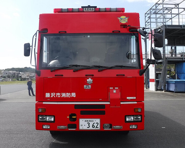 藤沢市消防局を引退したレア顔レスキュー車 いすゞプラザで展示へ 