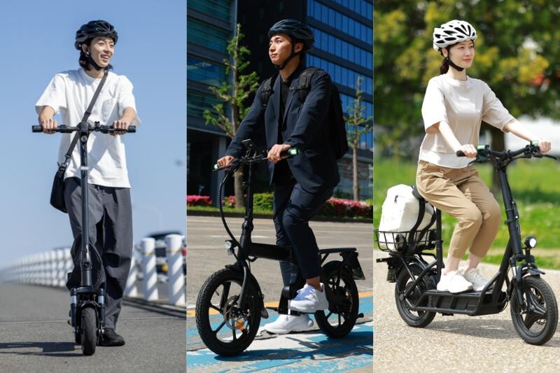 アルペンが特定小型原付を発売！「キックスケータータイプ／自転車タイプ／スクータータイプ」をスポーツデポで順次展開