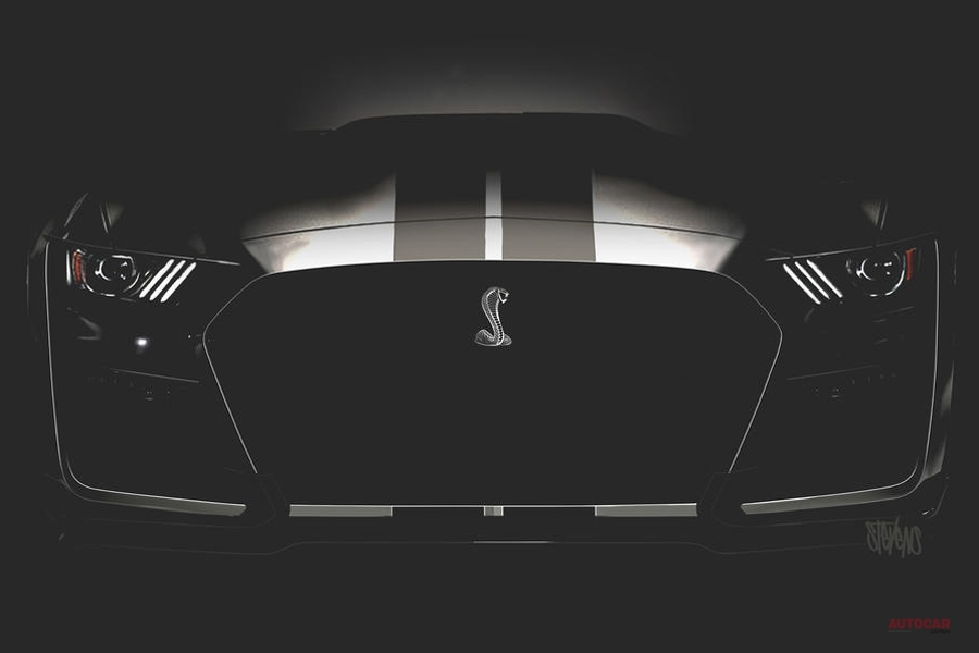マスタング シェルビーgt500新型 コブラ バッジ レーシング ストライプ Autocar Japan 自動車情報サイト 新車 中古車 Carview
