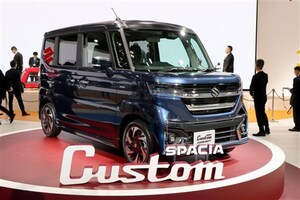 【JMS2023】スペーシア カスタム コンセプト公開　男前フェイスでアンチカスタム派にも？
