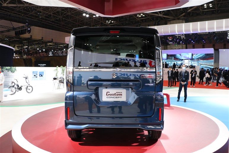 【JMS2023】スペーシア カスタム コンセプト公開　男前フェイスでアンチカスタム派にも？