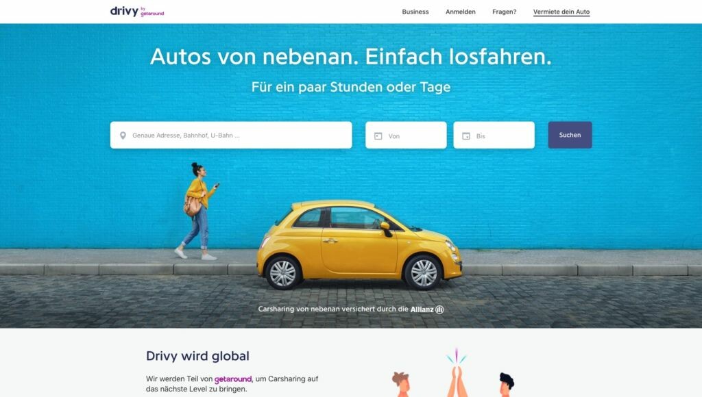 画期的なカーシェアリングサービス「drivy」！個人のクルマがアプリのみ、対面なしで貸し借り可能。ヨーロッパで急拡大中