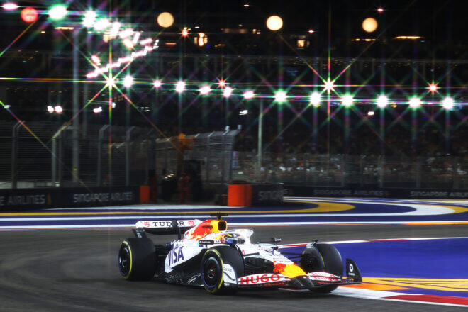 シンガポール初走行の新人ハジャーは初日2番手も「新品タイヤでの最初のアタックに苦戦」サーキットには好印象