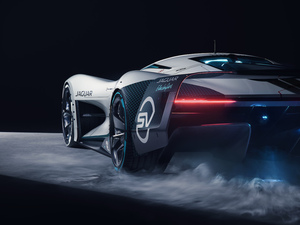 ジャガー、現実と仮想をクロスオーバーするEVレーシングカー「ビジョン グランツーリスモ SV」を発表 【動画】