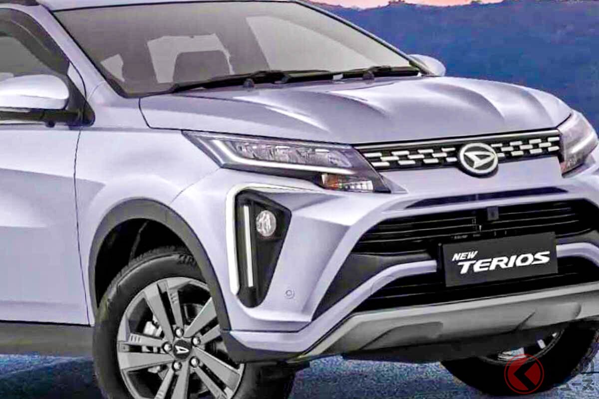 ダイハツが新型「3列シートSUV」公開！ MTアリ＆タフ顔がイイ！ 新「テリオス」222万円から尼に登場