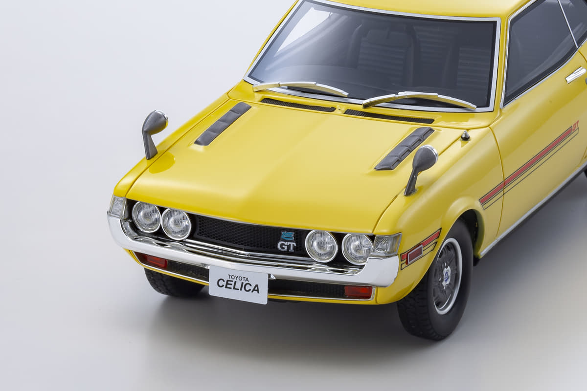 イエロー ポリカの ダルマセリカ 999台限定で降臨 1 18スケールモデル トヨタ セリカ1600gt 京商より販売開始 Auto Messe Web 自動車情報サイト 新車 中古車 Carview