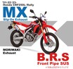モリワキから CRF250L／Rally用「Slip-On Exhaust MX／B.R.S Front Pipe SUS／SHORT FENDER KIT」が登場！