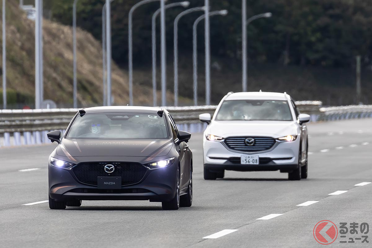まるで プロの実力 マツダの自動運転技術がスゴい 他社と違う 人間中心 の考えとは くるまのニュース 自動車情報サイト 新車 中古車 Carview
