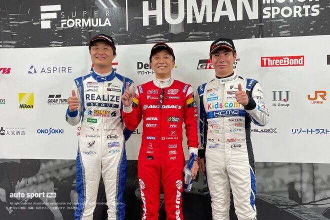「ペースは悪いだろうけど、優勝したい」とポール野尻。3番手可夢偉は「訳が分からないまま走った」【第5戦予選会見】