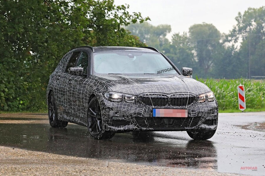 BMW新型3シリーズ・ツーリング（G20）初撮り　写真18枚　登場は2019年以降