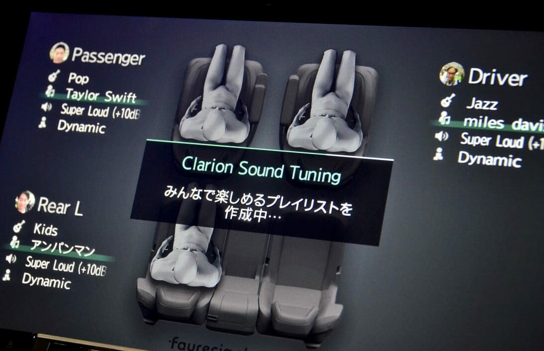 顔パスで好みの曲を鳴らします！【東京モーターショー2019】クラリオンの最先端！　コネクテッド・プレミアム・サウンド・テクノロジー