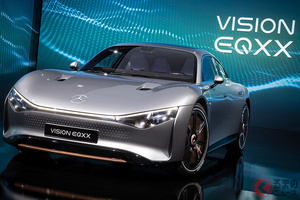 メルセデス・ベンツ「ビジョンEQXX」世界初公開！ 一充電で1000km以上走行可能のEVコンセプト