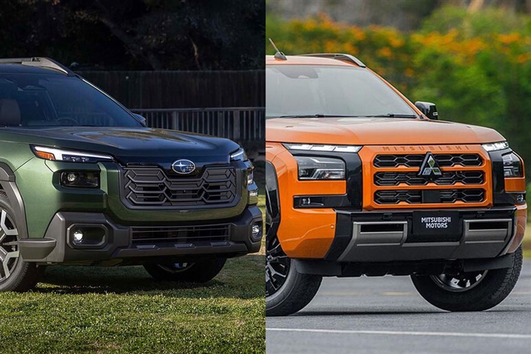 硬派なSUVに転向した新型「アウトバック」。「トライトン」と買うならどっち？ サイズや価格を比較した結果