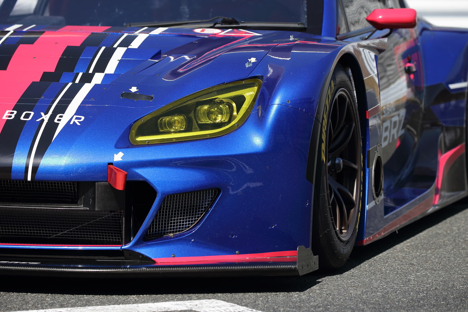 新型BRZ GT300マシンを激写！ 空力良好な新型ボディで戦闘力