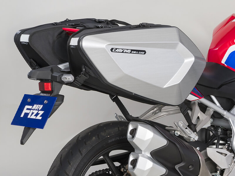 シートカウルが小さいバイクにも装着できるサイドバッグ タナックスの カービングシェルケース が10 21に発売 バイクブロス 自動車情報サイト 新車 中古車 Carview