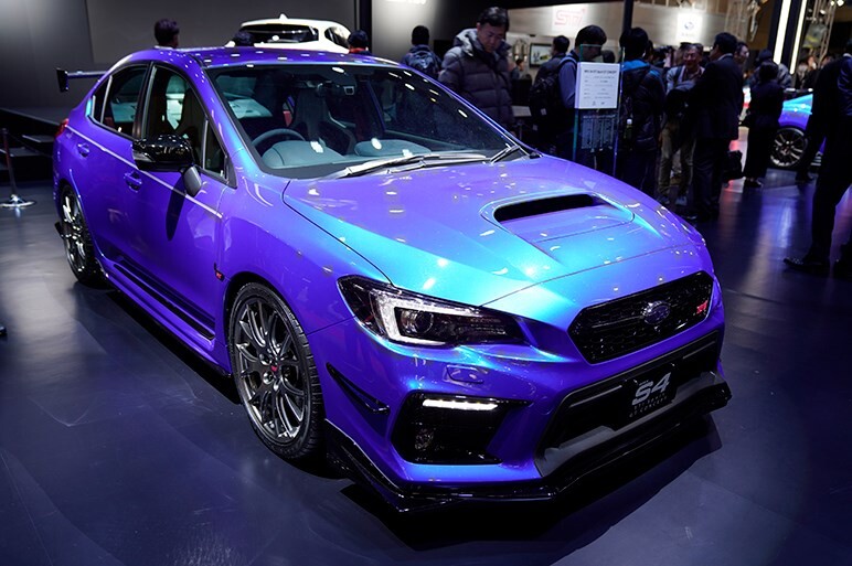ドライカーボン製のリヤスポイラーを装着。WRX S4 STI Sport GT コンセプト - 東京オートサロン