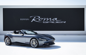 フェラーリの新しいFRソフトトップモデル「ローマ・スパイダー」がジャパンプレミア