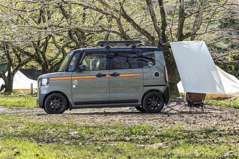 荷室でのんびりリラックス!?　ライバルとはちょっと違う路線を狙ったホンダ「N-BOXジョイ」公開