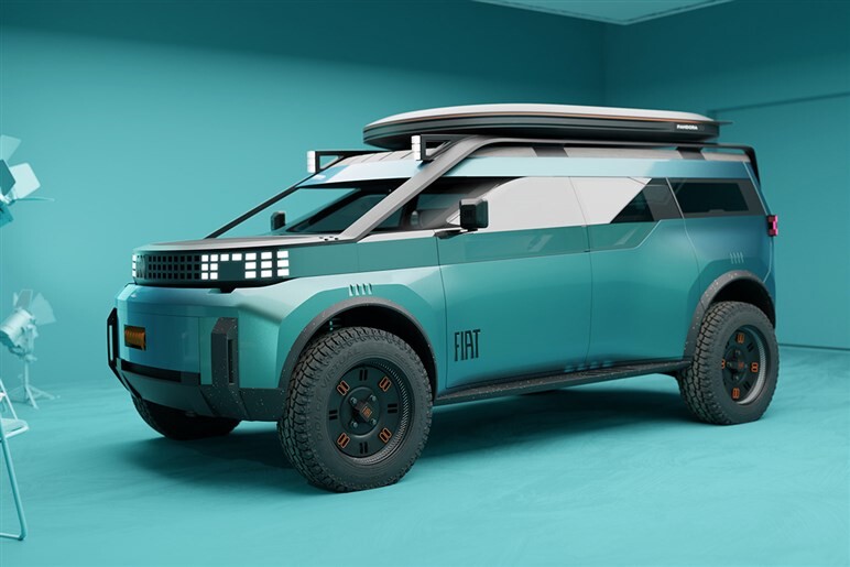 名車「パンダ」がデジタルなドット顔で復活する！ フィアットが社運を賭ける5台の次世代カーとは