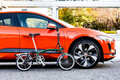 ジャガーI-PACEで充電旅、広島編。英国製折り畳み自転車「ブロンプトン」が活躍　桜前線は追えるのか!? ジャガーのEV「I-PACE」で行く「早春、大人の充電旅。第5回」
