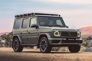 【メルセデス・ベンツ】アウトドアで使い倒す！ ルーフラゲッジとスペアタイヤホルダーを純正装備した「AMG G63」