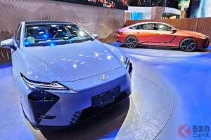 【中国】レクサスが新型「ES」を世界初公開！ 来春にも日本導入へ！ 7年ぶり全面刷新で全長5.1mの大型セダンに変貌！ HEV＆BEVで電動化加速、上海で発表