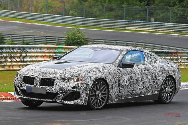 新BMW8シリーズ　鮮明画像　打倒Sクラス・クーペ　2018年登場