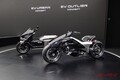 ホンダの電動二輪駆動バイク「EVアウトライヤー」のシートはレブルより低い！【ジャパンモビリティショー2025速報】