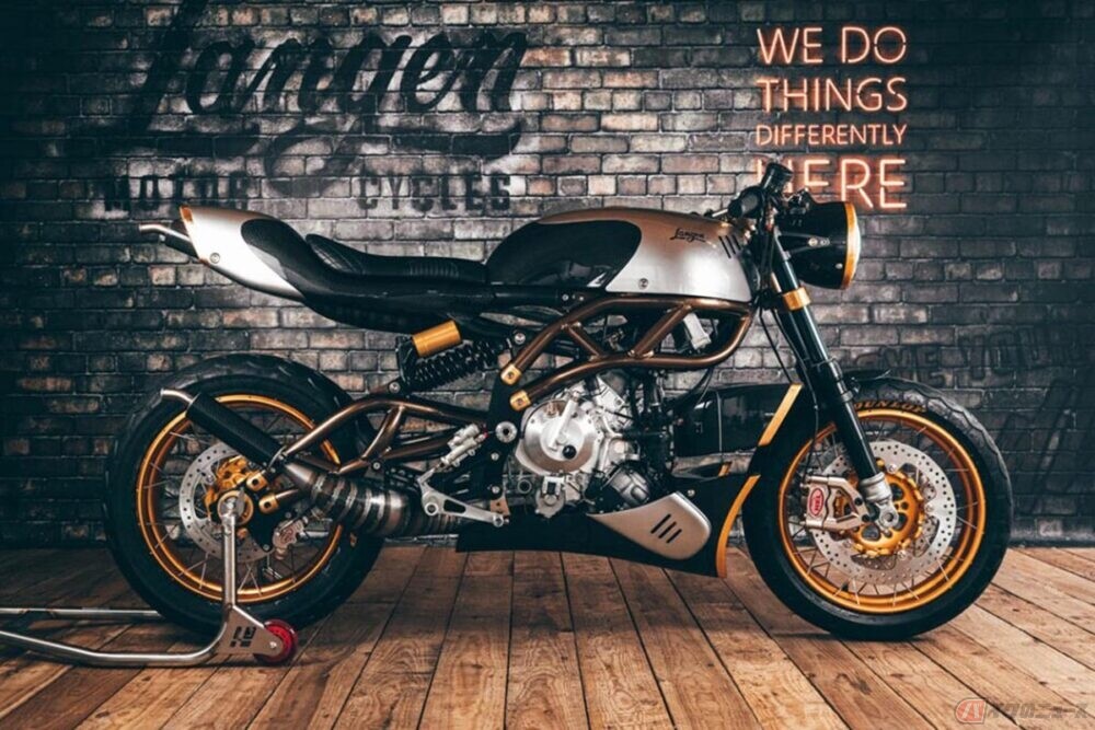 Langen Motorcyclesの2ストエンジン搭載車「Two Stroke」登録完了でついに公道デビュー