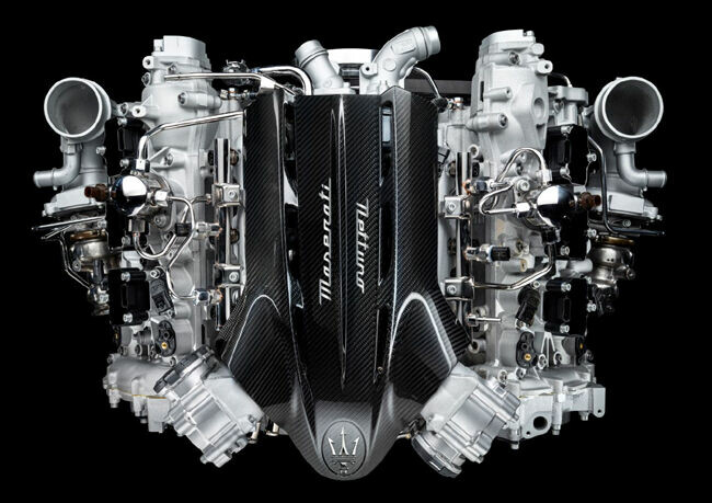 マセラティの新型スーパースポーツ「MC20」に搭載する新設計3.0L・V6ターボエンジンの画像およびスペックが公開