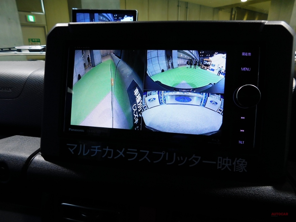 1カメラで俯瞰映像　データシステムのスカイトップビュー　ジムニーを東京モーターショーに