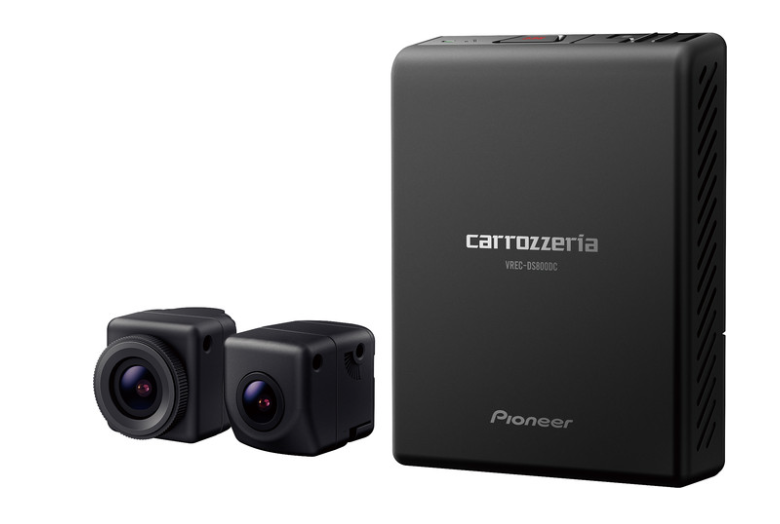 録画した映像をナビの画面で確認できるカロッツェリアの2カメラタイプのドライブレコーダー「VREC-DS800DC」