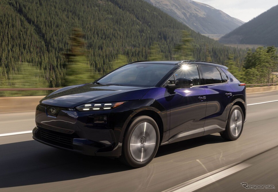 スバル『ソルテラ』改良新型は表情一新、338馬力の「XT」新設定...今秋米国発売へ