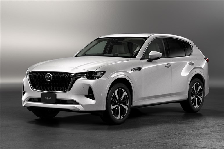 マツダの頂点3列SUV「CX-80」発表！ 内装は期待を裏切らない高級感。ボディカラーは新色？