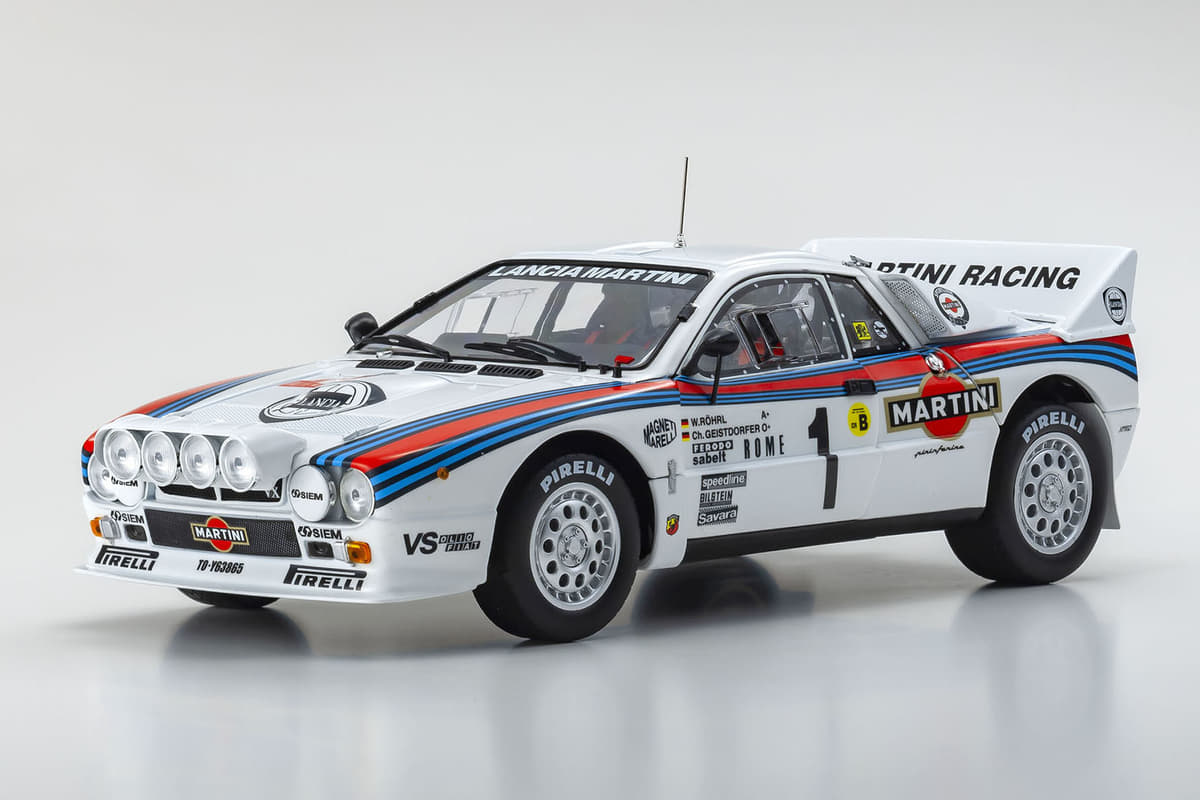 マルティーニ トティップ ウルト が揃い踏み ランチア ラリーマシン が1 18スケールモデルで復活 京商 Auto Messe Web 自動車情報サイト 新車 中古車 Carview