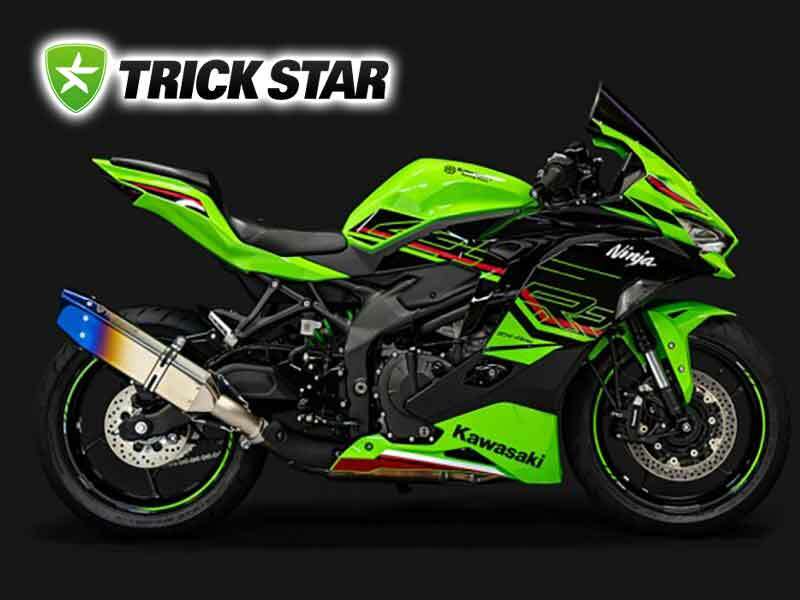 トリックスターから Ninja Zx 4rr／zx 4r Se用レーシングスリップオンマフラー「ikazuchi」が登場！（バイクブロス