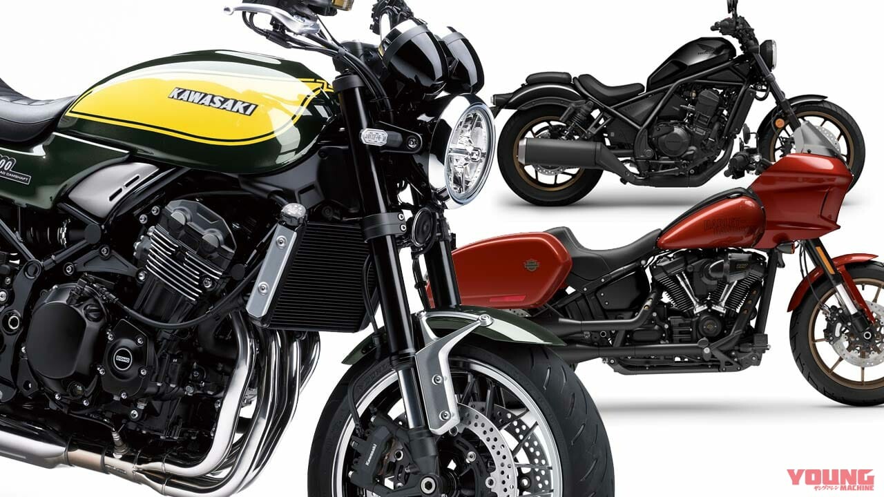Z900RSが6年連続で大型バイク首位！ 251cc以上でも3年ぶり首位【小型二輪401cc～・2023年販売台数 TOP20】