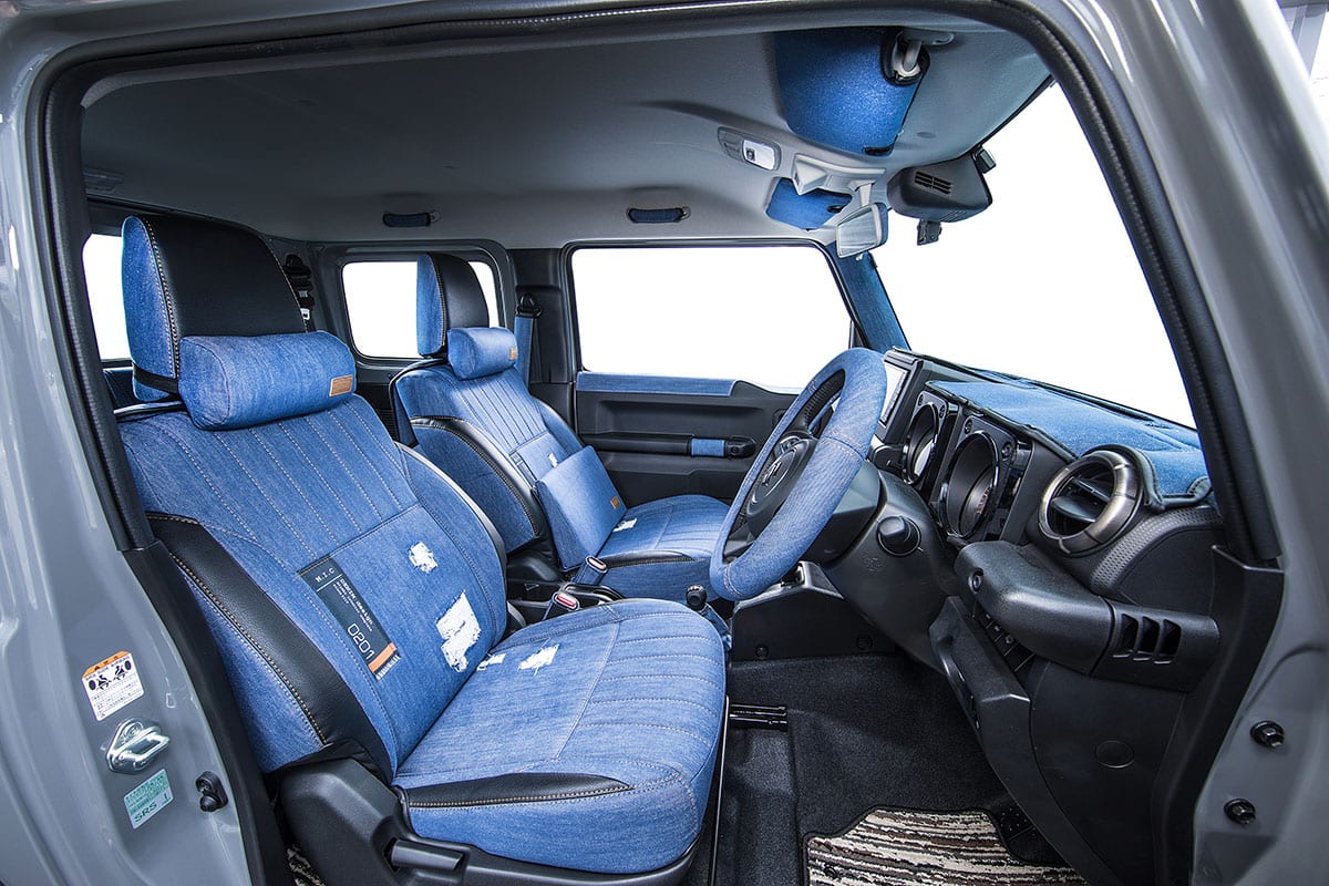 車内総デニムがすごい しかもダメージ加工もするなんて こんなカジュアルで爽やかな内装 タマランです スタイルワゴン ドレスアップナビ 自動車情報サイト 新車 中古車 Carview